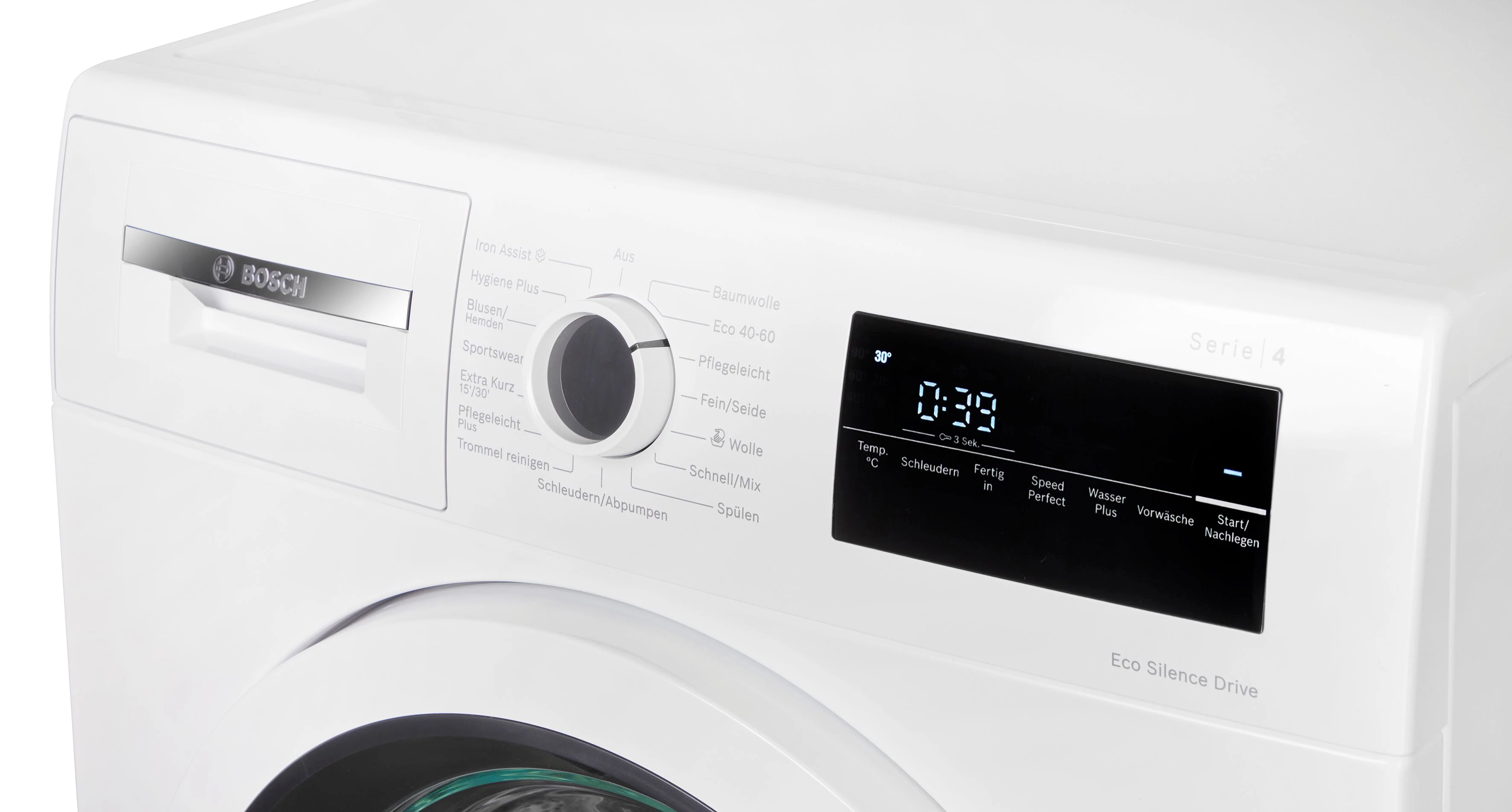 BOSCH Waschmaschine Serie 4 WAN28225, 8 kg, 1400 U/min, Knitter-Programm Iron Assist
